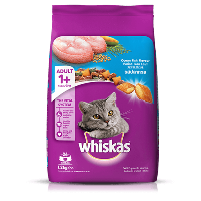 Whiskas Cat Food Ocean Fish Flavour1.2kg